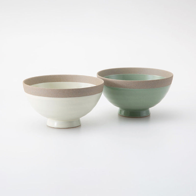 [ชุดชาม] Pottery Coffee-Au-Lait Pair | Hasami Wares | Saikai Toki