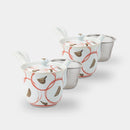 [JAPANESE TEA POT] HAKETENMON SET OF 2 LIGHT | HASAMI WARES| SAIKAI TOKI