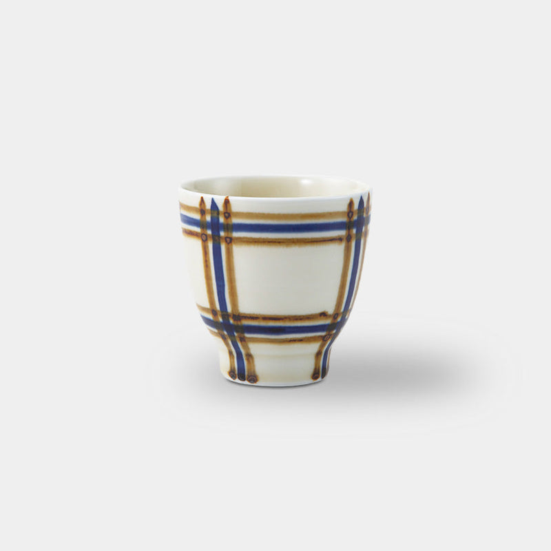 [ชุดถ้วยชา] ชุดรูปแบบตาหมากรุกสี 3 | Hasami Wares | Saikai Toki
