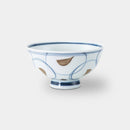 [RICE BOWL SETS] HAKETENMON SET OF 3 LIGHT (L) (BLUE) | HASAMI WARES| SAIKAI TOKI