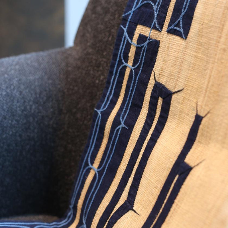 [Kimono] Attusi Weave (Navy Blue) | งานฝีมือของ Ainu