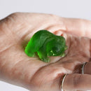 [FIGURINE] SINKOP GROWLING BEAR (GREEN) | AINU CRAFTS