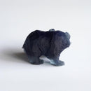 [小雕像] sandop鮭魚吃熊（黑色）| Ainu工藝