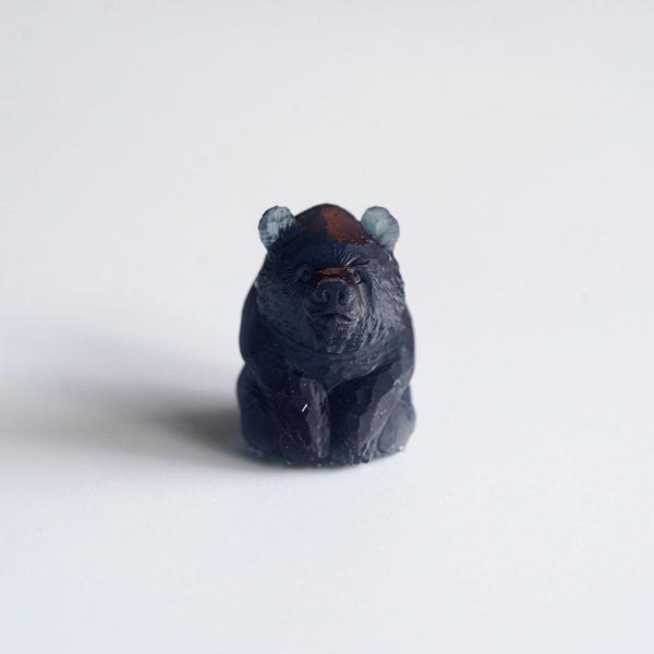 [입상] 싱크 코팅 곰 (검은 색) | Ainu 공예품