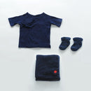 [GIFT BOX] THE HON-AIZOME BIRTH CELEBRATORY BABY GIFT SET FROM TOKUSHIMA | INDIGO-DYED | AERU