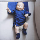 [GIFT BOX] THE HON-AIZOME BIRTH CELEBRATORY BABY GIFT SET FROM TOKUSHIMA | INDIGO-DYED | AERU