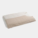 [FUTON] HAND FILLED COTTON NECK COMFORTER SET FROM KYOTO (BEIGE) | HAND-PADDED COTTON FUTON | AERU