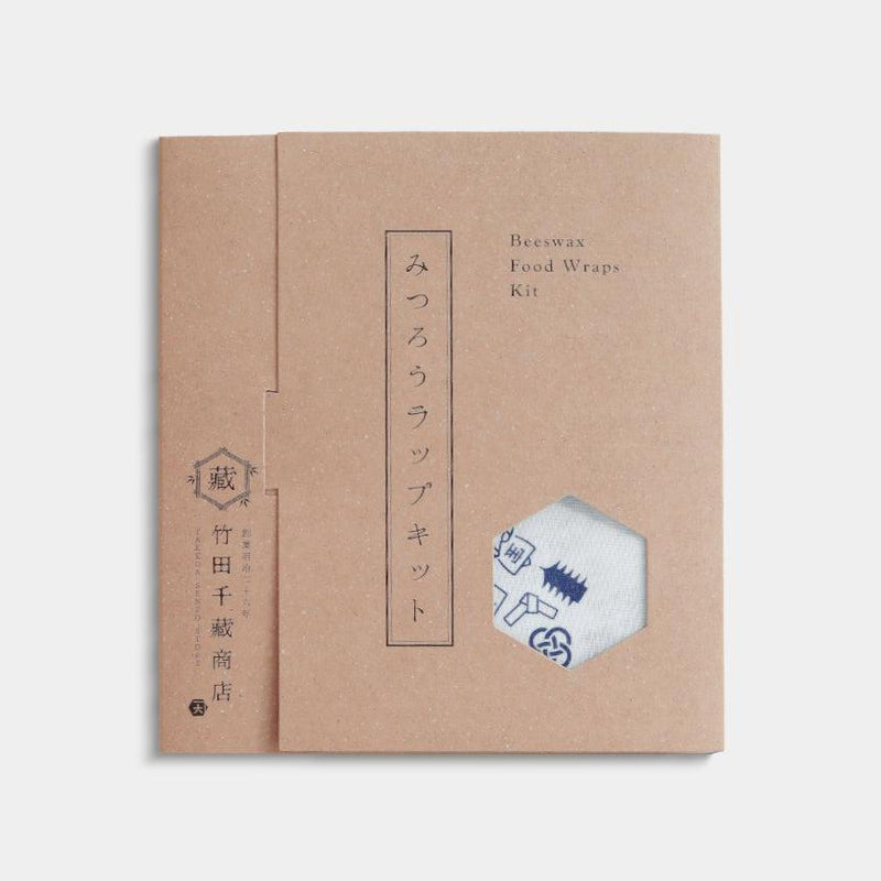 [Beeswax包裹] Kyoto Komon White |手工套件| Takeda Senzo商店