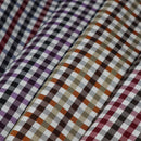 [錢包] Nishijin絲綢釦子錢包與kyo-kumihimo綁帶格子檢查（海軍）| Nishijin紡織品| Atelier Kyoto Nishijin