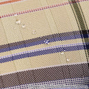 [POUCH] Nishijin Silk Zipper-Clasp อุปกรณ์เสริมของ Nishijin Silk-Clasp Pouch Multi-Check (Sky Blue) | Nishijin Textiles | Atelier Kyoto Nishijin