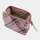 [小袋]耐水的nishijin silk liss clasp cossory袋多檢查（玫瑰粉色）| Nishijin紡織品| Atelier Kyoto Nishijin