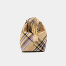 [小袋]耐水的nishijin silk liss clasp cossory袋多檢查（淺黃色）| Nishijin紡織品| Atelier Kyoto Nishijin