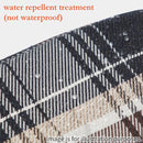 [肩帶]耐水的nishijin silk clasp gama-guchi與格子呢檢查（米色）| Nishijin紡織品| Atelier Kyoto Nishijin