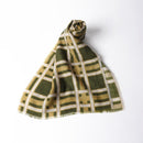 [SCARF] LATTICE (DARK GREEN) S | KYO YUZEN DYEING | NOGIGUCHI KIHEI