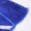 [圍巾]流線（海軍藍）S | Kyo Yuzen染色| Nogiguchi Kihei