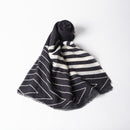 [SCARF] IREKOBISHI(BLACK & WHITE) | KYO YUZEN DYEING | NOGIGUCHI KIHEI