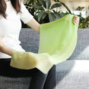 [SCARF] MIXED GRADATION (GREEN YELLOW) S | KYO YUZEN DYEING | NOGIGUCHI KIHEI