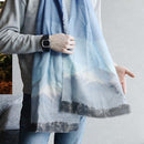 [SCARF] MT. FUJI S | KYO YUZEN DYEING | NOGIGUCHI KIHEI