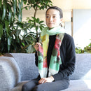 [스카프] Mt. Yarigatake s | Kyo Yuzen Dyeing | Nogiguchi Kihei