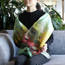 [스카프] Mt. Yarigatake s | Kyo Yuzen Dyeing | Nogiguchi Kihei