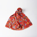 [圍巾]廣場（紅色）| Kyo Yuzen染色| Nogiguchi Kihei