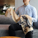 [ขโมย] เพนกวินฝ้าย (สีน้ำตาล) | การย้อมสี Kyo Yuzen | Nogiguchi Kihei