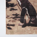 [ขโมย] เพนกวินฝ้าย (สีน้ำตาล) | การย้อมสี Kyo Yuzen | Nogiguchi Kihei