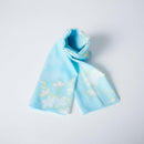 [훔친]면 체리 가지 (밝은 파란색) | Kyo Yuzen Dyeing | Nogiguchi Kihei