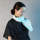 [훔친]면 체리 가지 (밝은 파란색) | Kyo Yuzen Dyeing | Nogiguchi Kihei