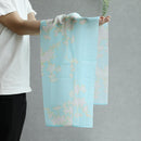 [훔친]면 체리 가지 (밝은 파란색) | Kyo Yuzen Dyeing | Nogiguchi Kihei