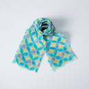 [ขโมย] ผ้าลินิน 160 x 35 Cloisonne (สีเหลืองสีเหลือง) | การย้อมสี Kyo Yuzen | Nogiguchi Kihei