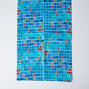 [ขโมย] Cotton Square (สีน้ำเงิน) | การย้อมสี Kyo Yuzen | Nogiguchi Kihei