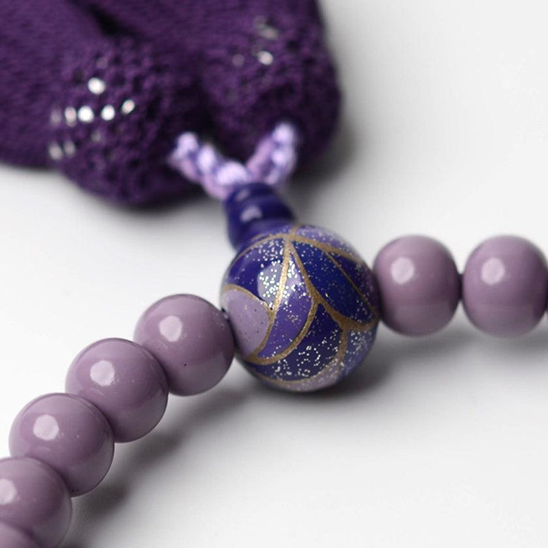 [祈禱珠]女性的麥基（淺紫色）|漆珠| Masuisai