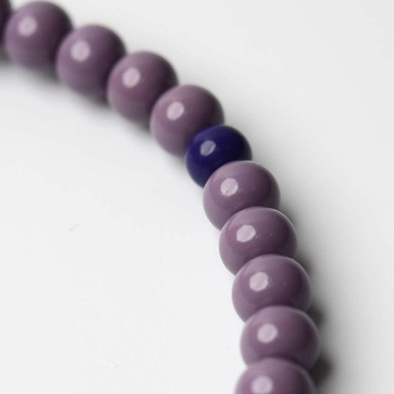 [祈禱珠]女性的麥基（淺紫色）|漆珠| Masuisai