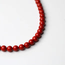 [NECKLACE] NANDINA (RED) | LACQUER BEAD | MASUISAI
