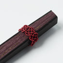 [HAND FAN] FULL MOON (PURPLE) BRONZE | KARAKAMI (JAPANESE PAPER)｜KEIBIFUGETSU