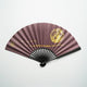 [HAND FAN] FULL MOON (PURPLE) GOLD LEAF | KARAKAMI (JAPANESE PAPER)EKEIBIFUGETSU