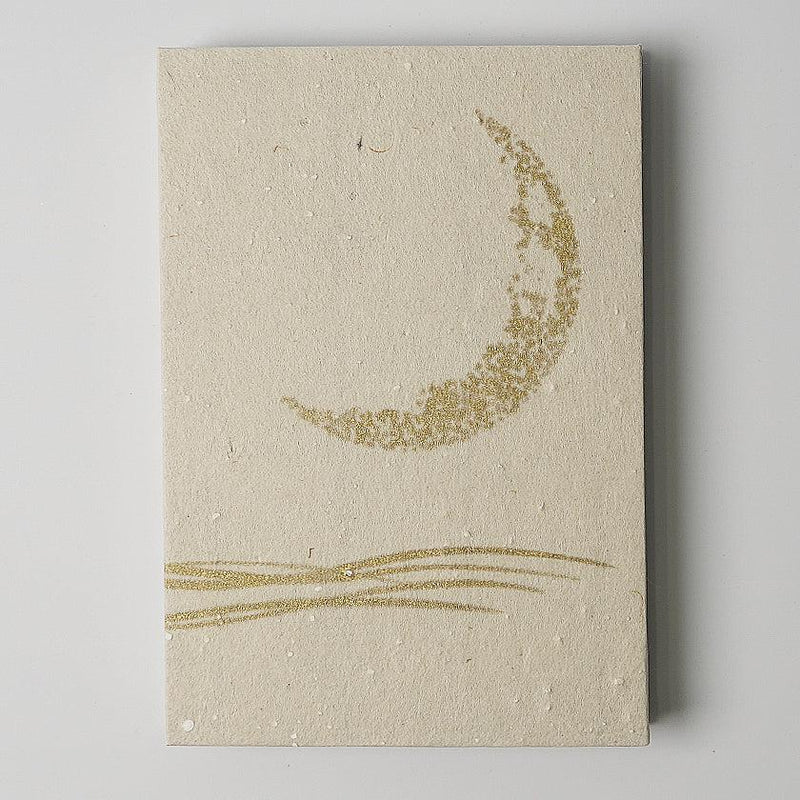 [เครื่องเขียน] Crescent Moon (สีขาว) | Karakami (กระดาษญี่ปุ่น) ｜ keibifugetsu