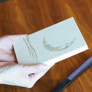 [เครื่องเขียน] Crescent Moon (สีขาว) | Karakami (กระดาษญี่ปุ่น) ｜ keibifugetsu