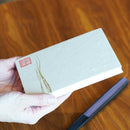 [เครื่องเขียน] Crescent Moon (สีขาว) | Karakami (กระดาษญี่ปุ่น) ｜ keibifugetsu