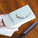 [เครื่องเขียน] Crescent Moon (สีขาว) | Karakami (กระดาษญี่ปุ่น) ｜ keibifugetsu