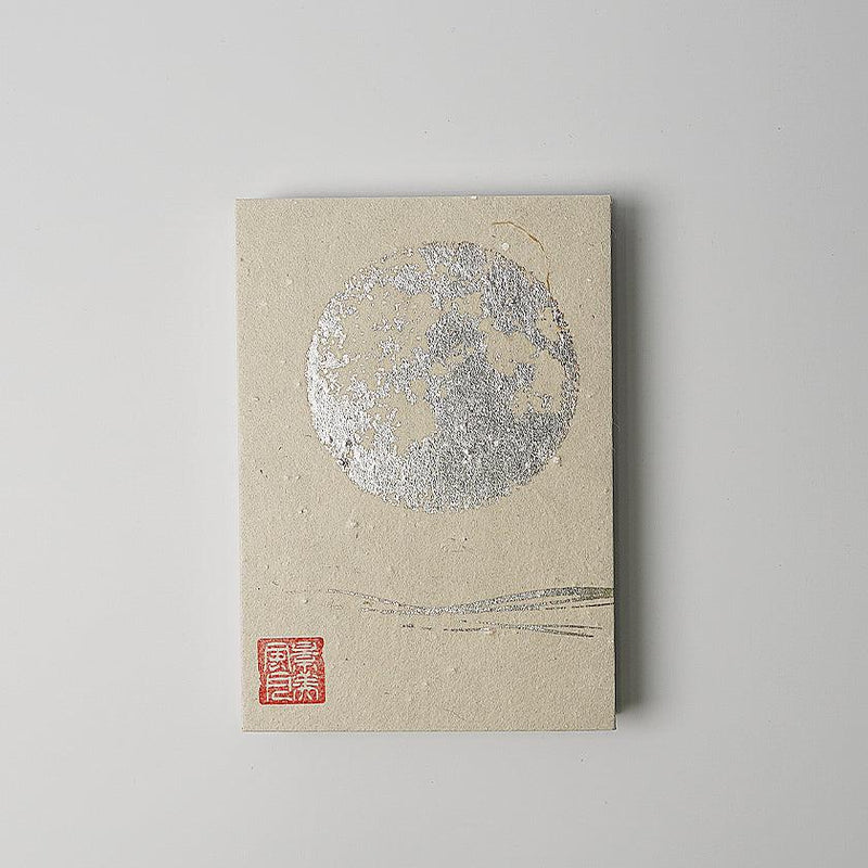 [เครื่องเขียน] พระจันทร์เต็มดวง (สีขาว) | Karakami (กระดาษญี่ปุ่น) ｜ keibifugetsu
