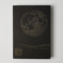 [STATIONERY] RED STAMP BOOK FULL MOON (BLACK) | KARAKAMI (JAPANESE PAPER)｜KEIBIFUGETSU
