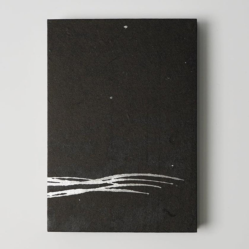 [เครื่องเขียน] หนังสือแสตมป์แดงฟูลมูน (สีดำ) | Karakami (กระดาษญี่ปุ่น) ｜ keibifugetsu