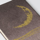 [STATIONERY] RED STAMP BOOK CRESCENT MOON (PURPLE) | KARAKAMI (JAPANESE PAPER)｜KEIBIFUGETSU