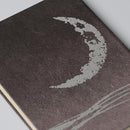 [STATIONERY] RED STAMP BOOK CRESCENT MOON (PURPLE) | KARAKAMI (JAPANESE PAPER)｜KEIBIFUGETSU