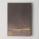 [STATIONERY] RED STAMP BOOK CRESCENT MOON (PURPLE) | KARAKAMI (JAPANESE PAPER)｜KEIBIFUGETSU