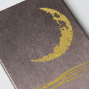 [STATIONERY] RED STAMP BOOK CRESCENT MOON (PURPLE) | KARAKAMI (JAPANESE PAPER)｜KEIBIFUGETSU