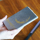 [STATIONERY] RED STAMP BOOK CRESCENT MOON (PURPLE) | KARAKAMI (JAPANESE PAPER)｜KEIBIFUGETSU