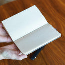 [STATIONERY] RED STAMP BOOK CRESCENT MOON (PURPLE) | KARAKAMI (JAPANESE PAPER)｜KEIBIFUGETSU